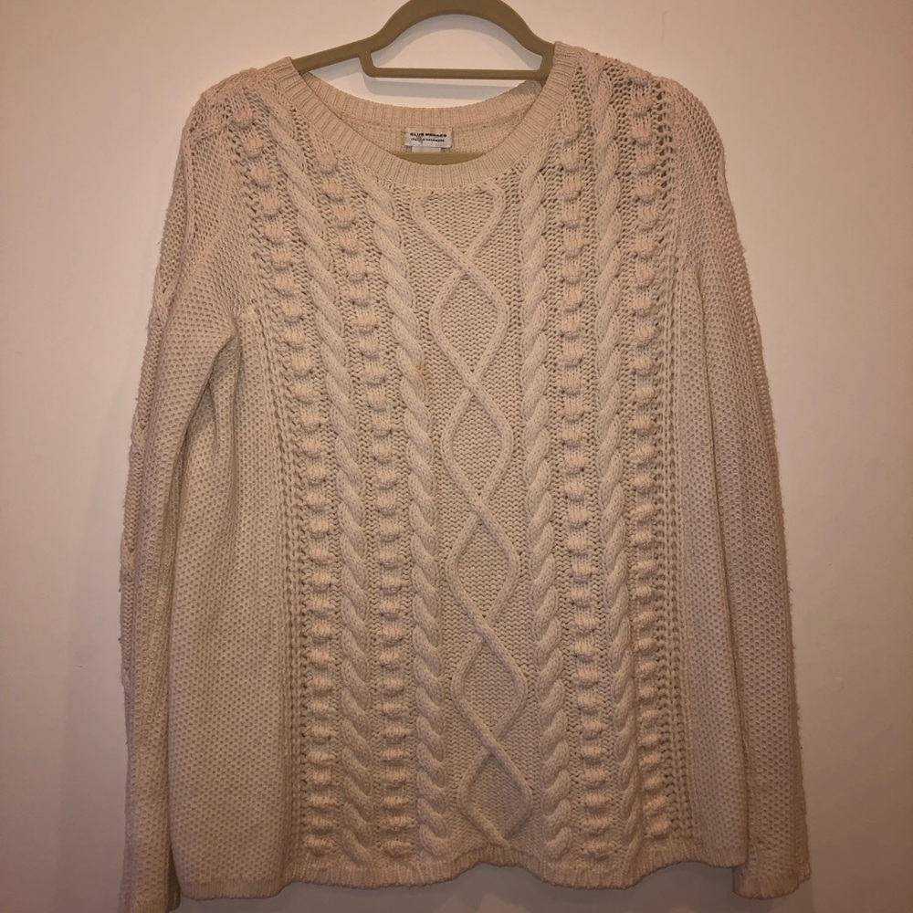 Off white cashmere sweater